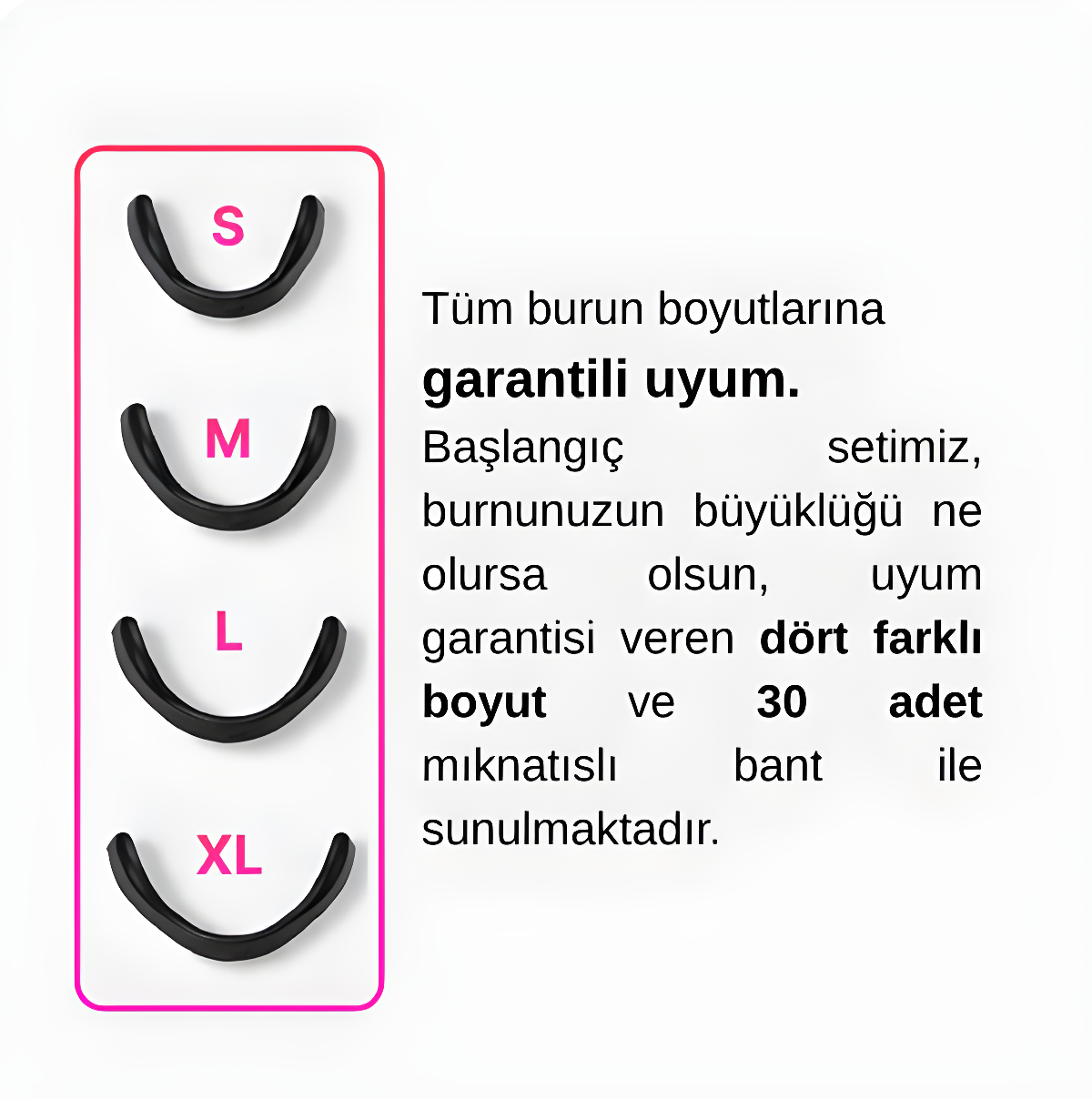 Mıknatıslı Burun Bandı