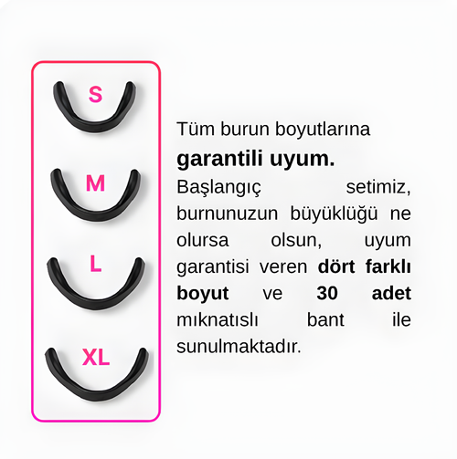 Mıknatıslı Burun Bandı